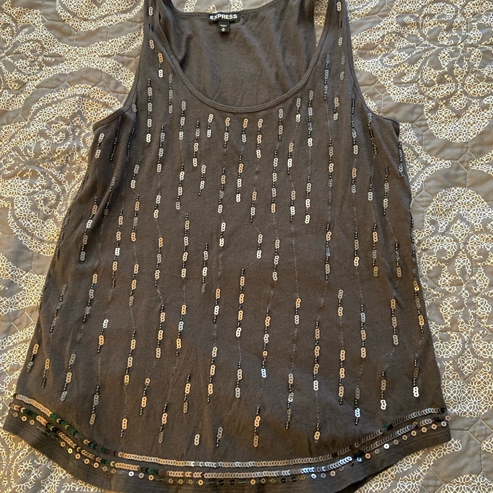 Express Sequin Tank